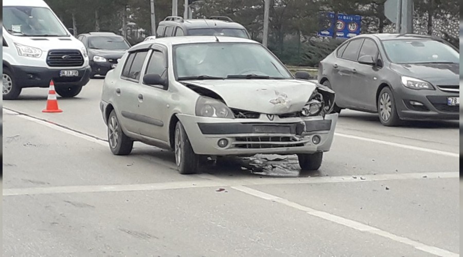 Trafik kazası: 2 yaralı