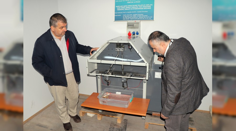 Trkiyedeki ilk yorulma cihaz KB tarafndan yapld