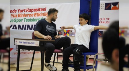 T�rkiye yetenek taramas� ve spora y�nlendirme program� Karab�k'te ba�lad�
