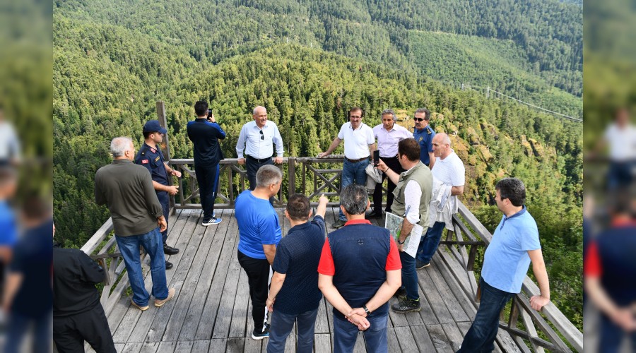 Baklabostan Tabiat Park esiz manzaras ile doa severleri bekliyor 