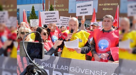 E�itim Sen'den Bas�n a��klamas�:"Okullarda �iddete hay�r!"