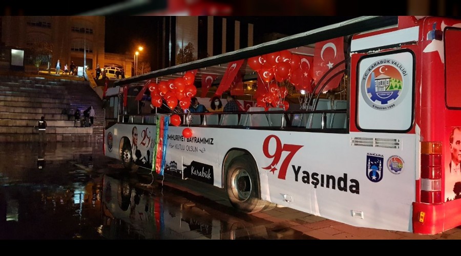 Karabük’te Cumhuriyet Bayramı’nın 97. Yılı coşkuyla kutlandı