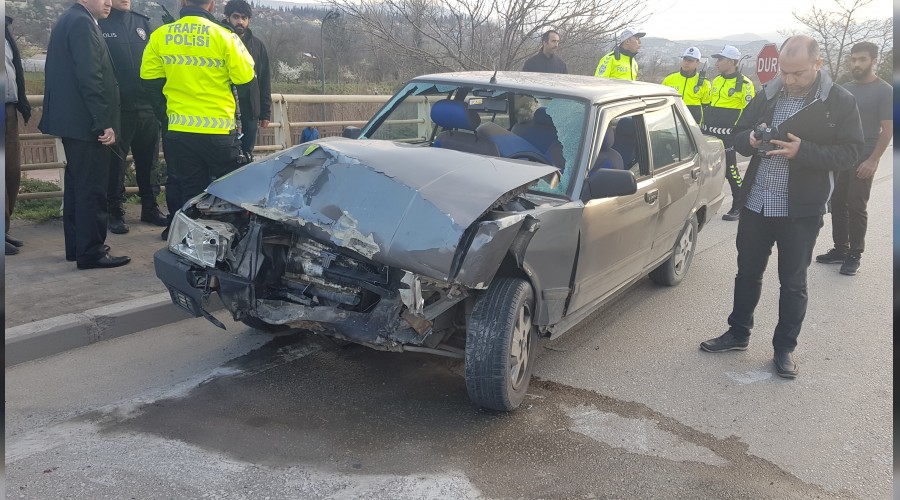 Karabkte trafik kazas: 1 ar yaral