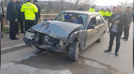 Karabkte trafik kazas: 1 ar yaral