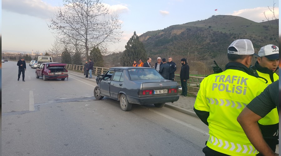 Karabkte trafik kazas: 1 ar yaral