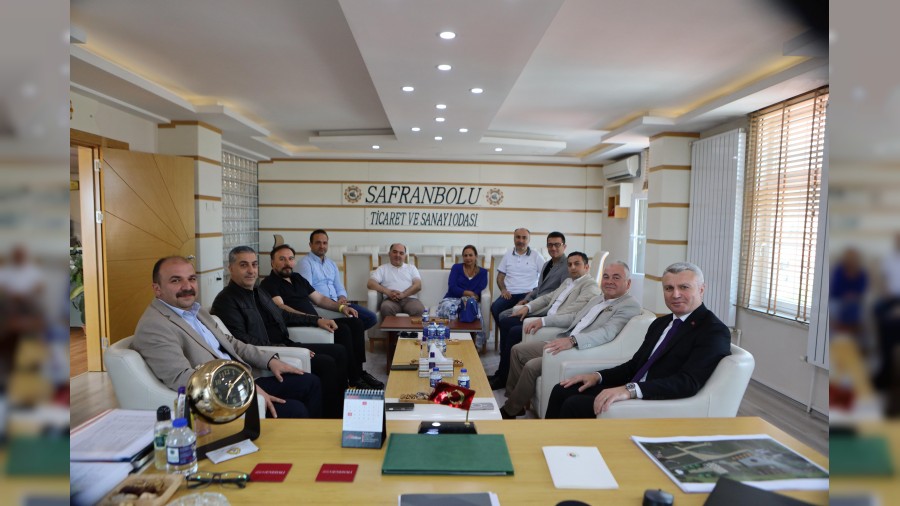 Kaymakam Yazcdan Safranbolu TSOya veda ziyareti