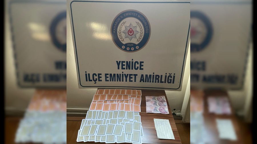 Kumar oynarken yakalanan 5 ki�iye 46 bin 235 TL para cezas�