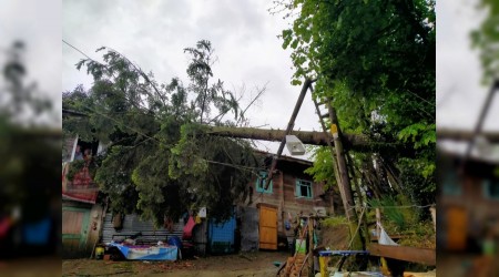 Rzgarn devirdii aa evde hasara yol at