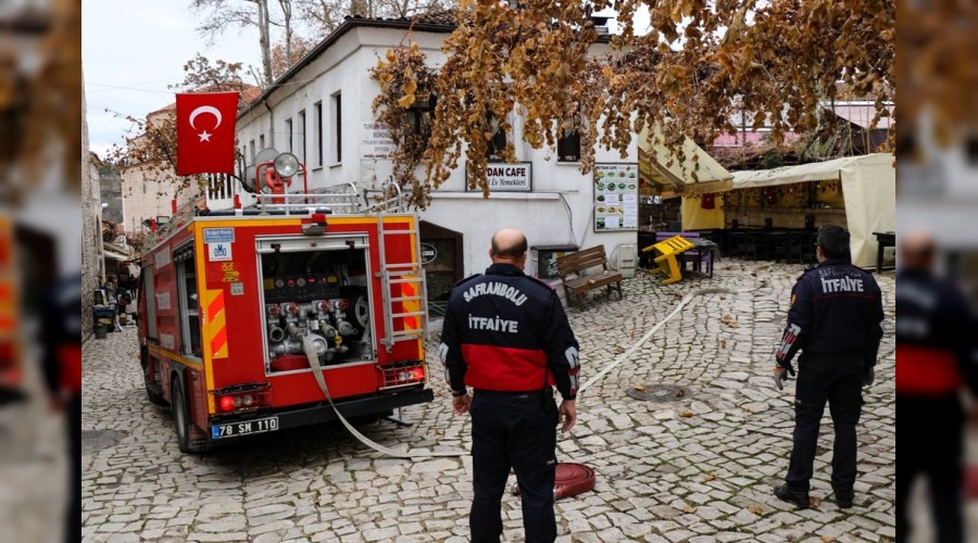 UNESCO Miras Listesinde yer alan Safranboluda yangn tatbikat