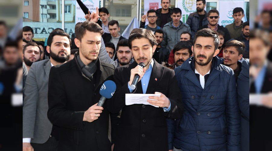 Yeni Zelandadaki terr saldrs Karabkte protesto edildi