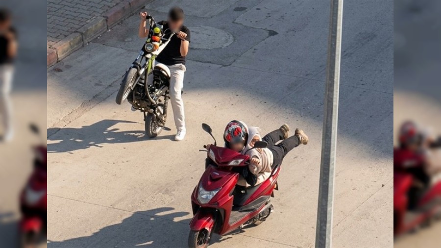 Gen�lerden tehlikeli hareketler