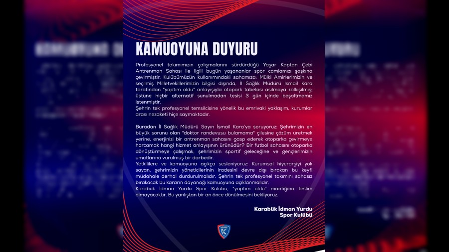 Karab�k �dman Yurdu ile �l Sa�l�k M�d�rl��� aras�nda tabela krizi