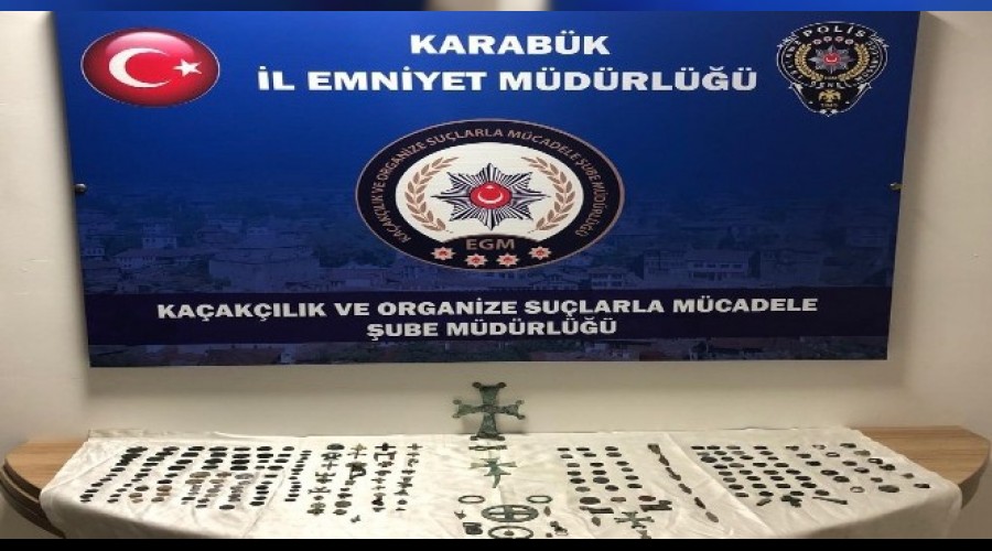 Karabk'te 227 para tarihi eser ele geirildi