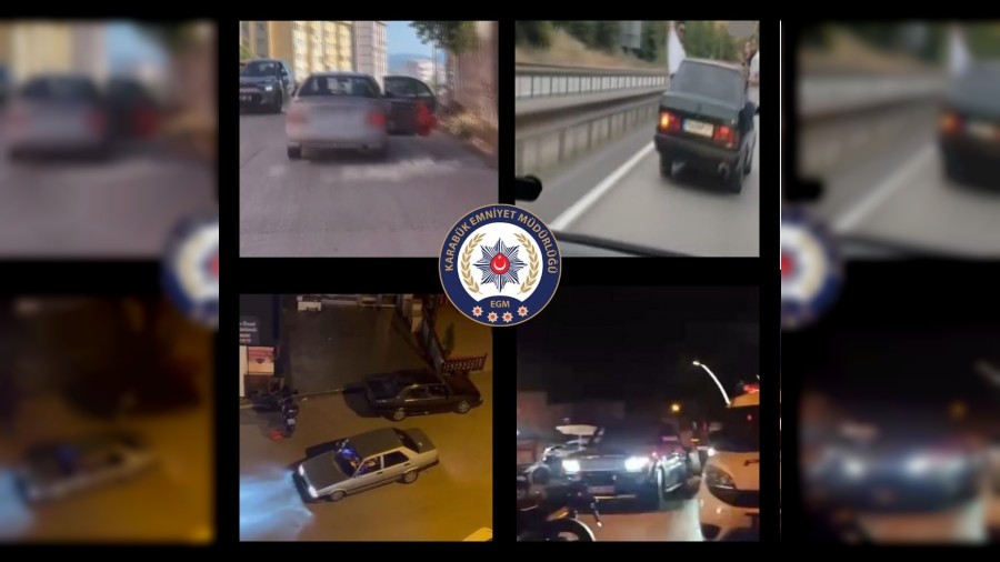 Karabk'te trafik kurallarn ihlal eden srclere ceza yad