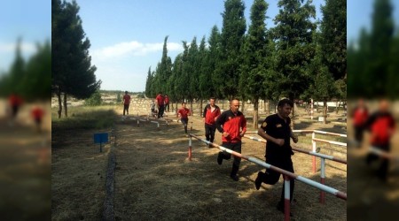 Safranboluda itfaiye ekipleri tatbikat ve eitim yapt