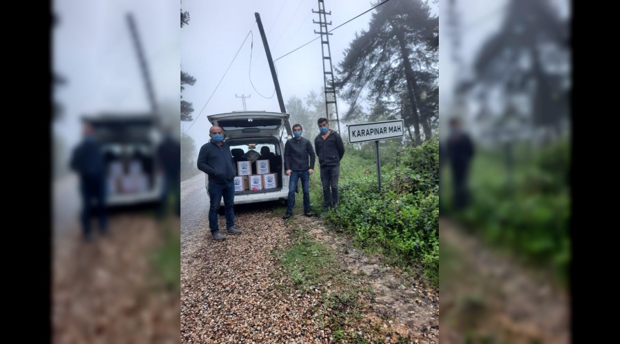 Yenice derneğinden 200 yardım kolisi