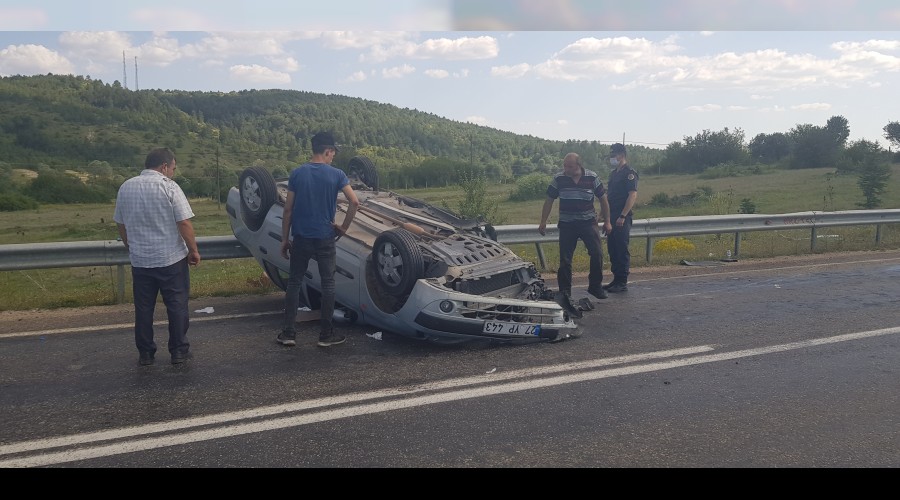 Yoldan kp takla att : 2 yaral