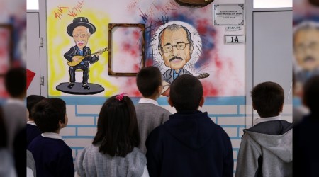 "Bilim ve sanat" ky okulunun koridorlarnda