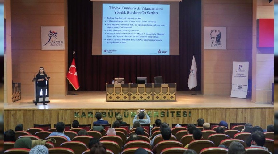 Fulbright bursu konusunda renciler bilgilendirildi
