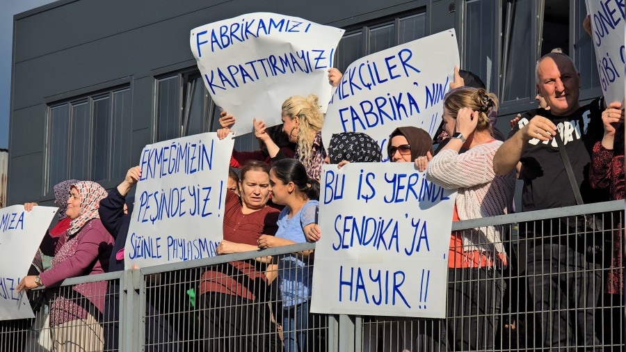 iler bu kez sendikaya kar eylem yapt