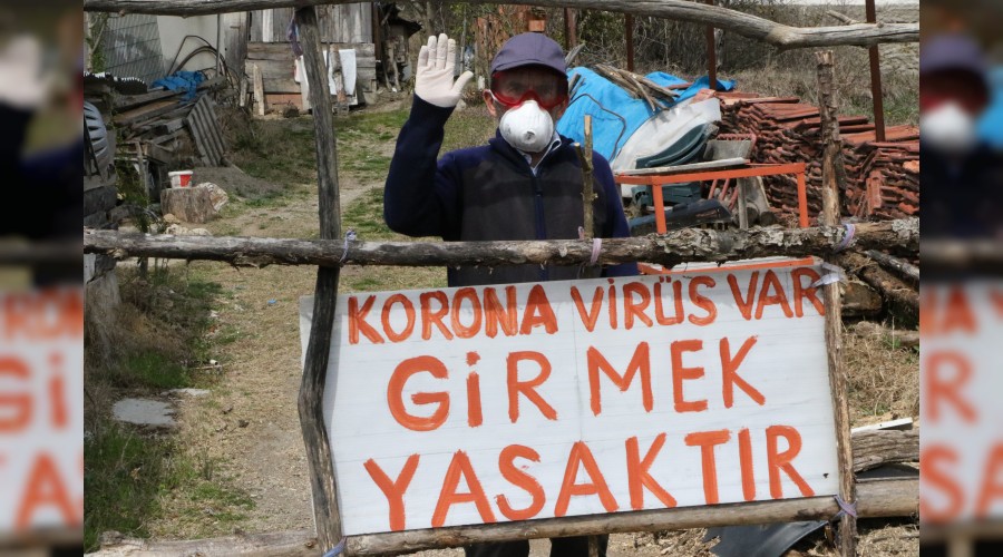 Korona virs var girmek yasaktr!