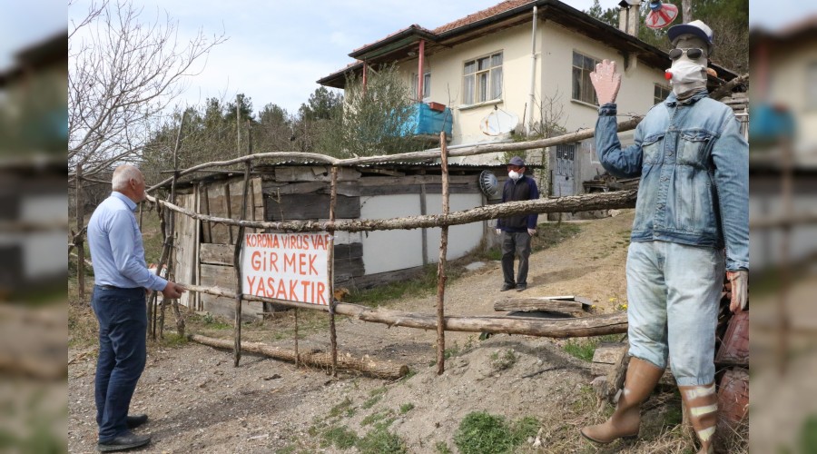 Korona virs var girmek yasaktr!