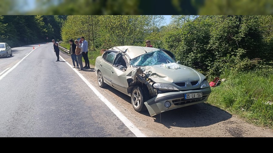 Ormandan kopan kaya aracn zerine dt ; 2'si ocuk 5 yaral