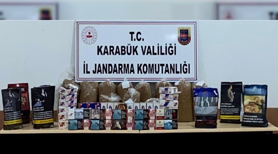 Safranbolu'da kaak sigara operasyonu