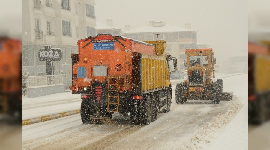 Safranbolu'da kar kreme ve tuzlama almas