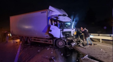 Tr dorsesine arpan kamyonun srcs yaraland