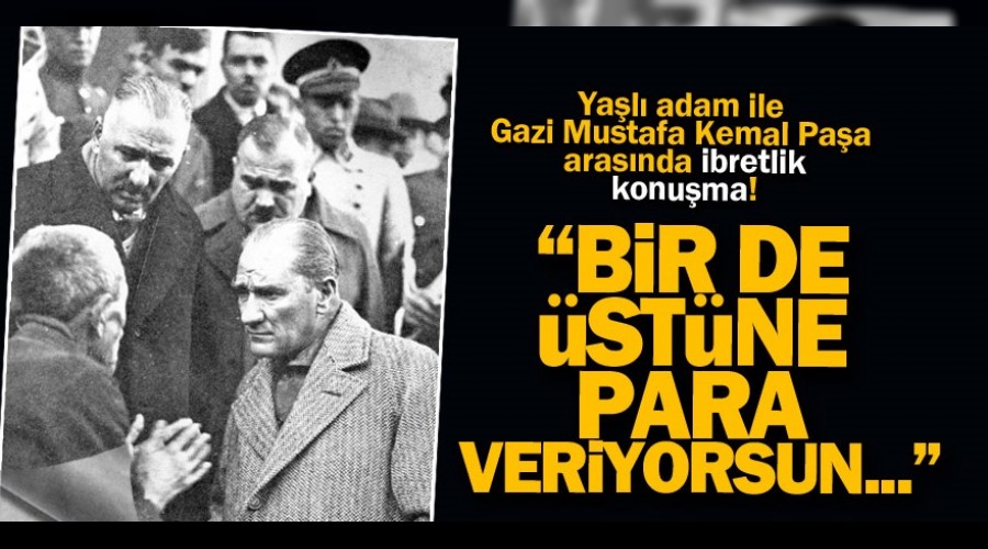 Bir de stne para veriyorsun