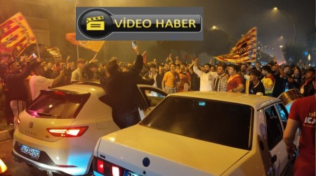 Galatasarayllar ampiyonluu doyasya kutlad