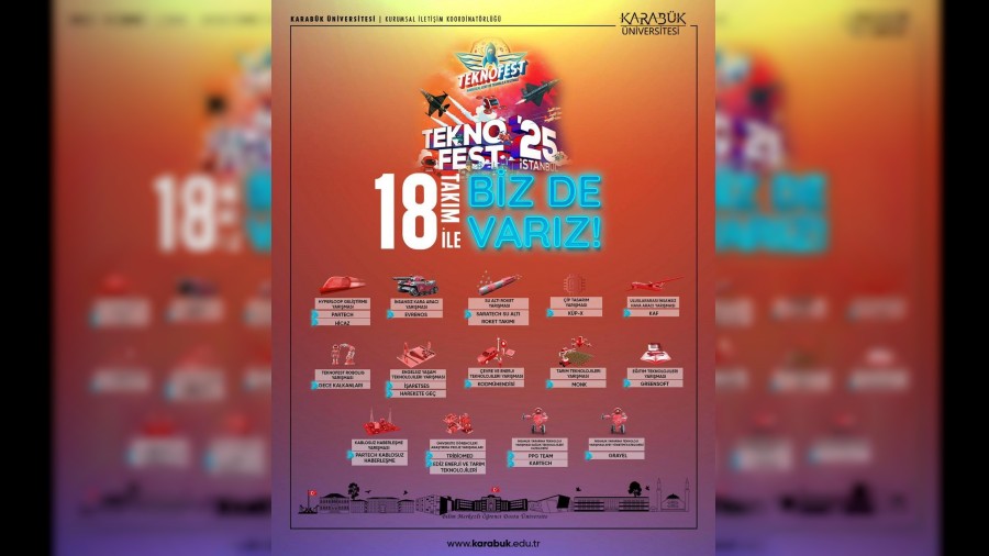 KBܒden 18 takm TEKNOFEST finaline adn yazdrd