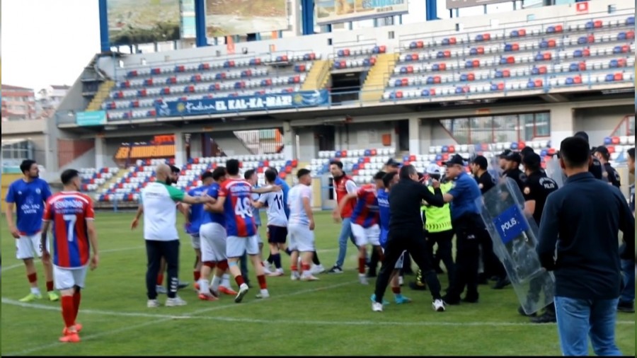 Karabk'te amatr lig final ma sonras saha kart