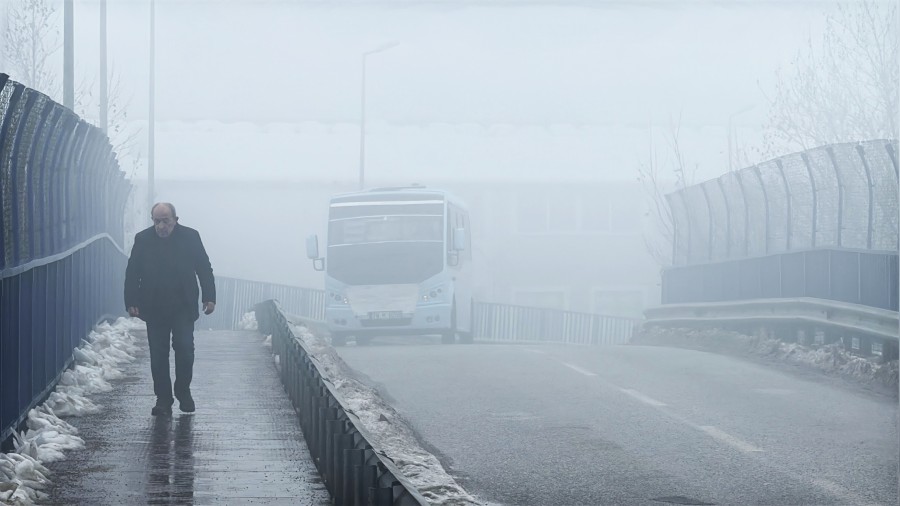 Karab�k'te yo�un sis g�r�� mesafesini d���rd�