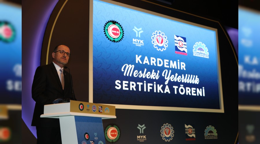 KARDEMR'de Mesleki Yeterlilik Belge treni
