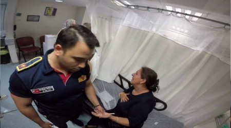 Parmana skan yzk itfaiye ekiplerince karld