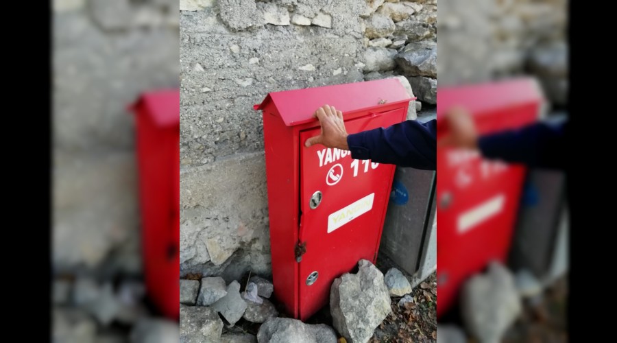 Tarihi kent Safranbolu’da yangın dolapları tahrip edildi