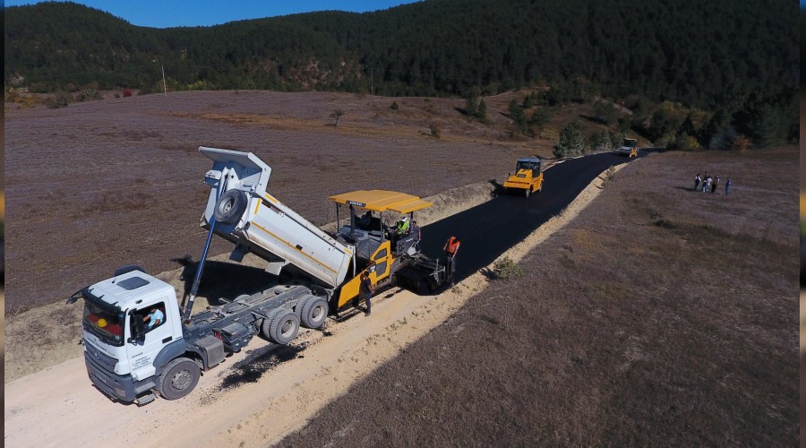 Uzun, Scak asfaltn 40 kilometresini bitirmi bulunmaktayz