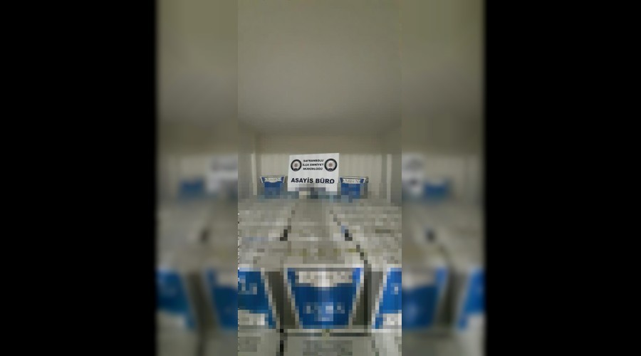 2 milyon 500 bin adet bo makaron ele geirildi