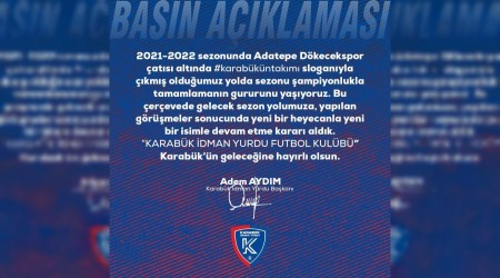 Adatepe Dkecekspor, yeni adn ve logosunu duyurdu