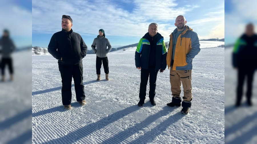 Keltepe kayak festivali �ncesi haz�rl�klar yerinde incelendi