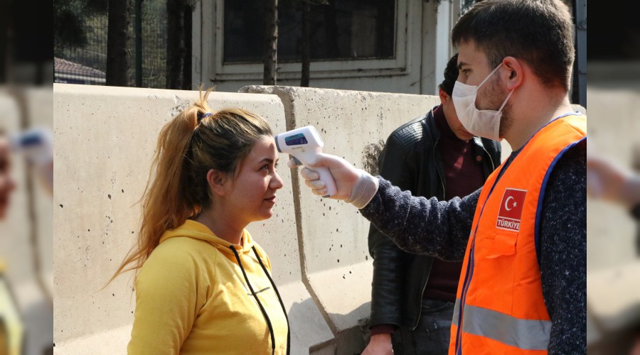 Kente giriş çıkışlar sıkı kontrol altına alındı