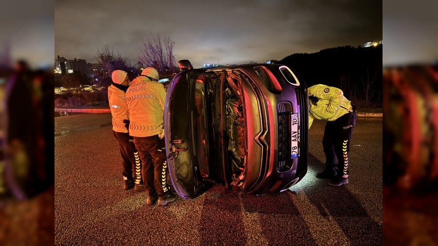 Kald�r�ma �arp�p devrildi: 1 yaral�