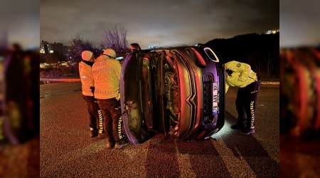 Kald�r�ma �arp�p devrildi: 1 yaral�