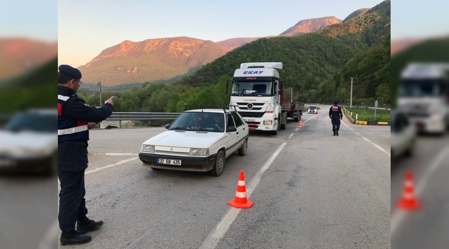Kylere giri klar durduruldu, jandarma kontrol arttrd