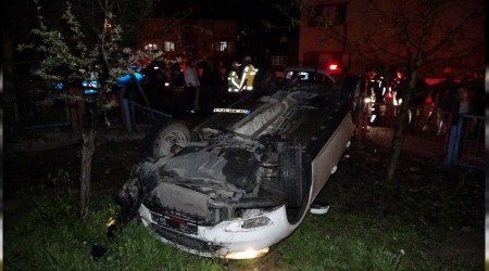 Polisin dur ihtarna uymad takla att