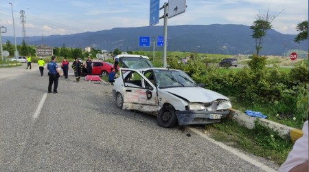 Trafik kazas: 3 yaral