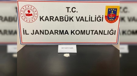 Uyuturucu operasyonunda 8,13 gram metamfetamin ele geirildi