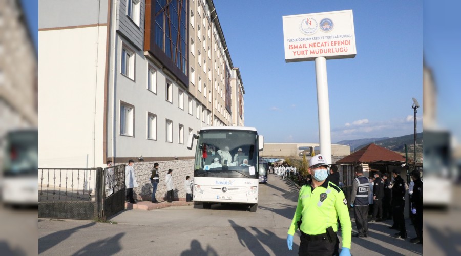Yabancı uyruklular Karabük'te iki yurda yerleştirildi